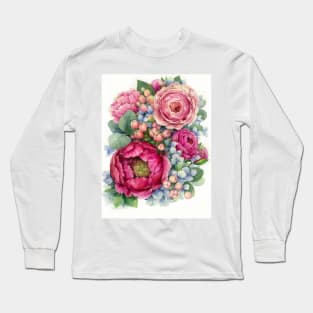 Bright peonies Long Sleeve T-Shirt